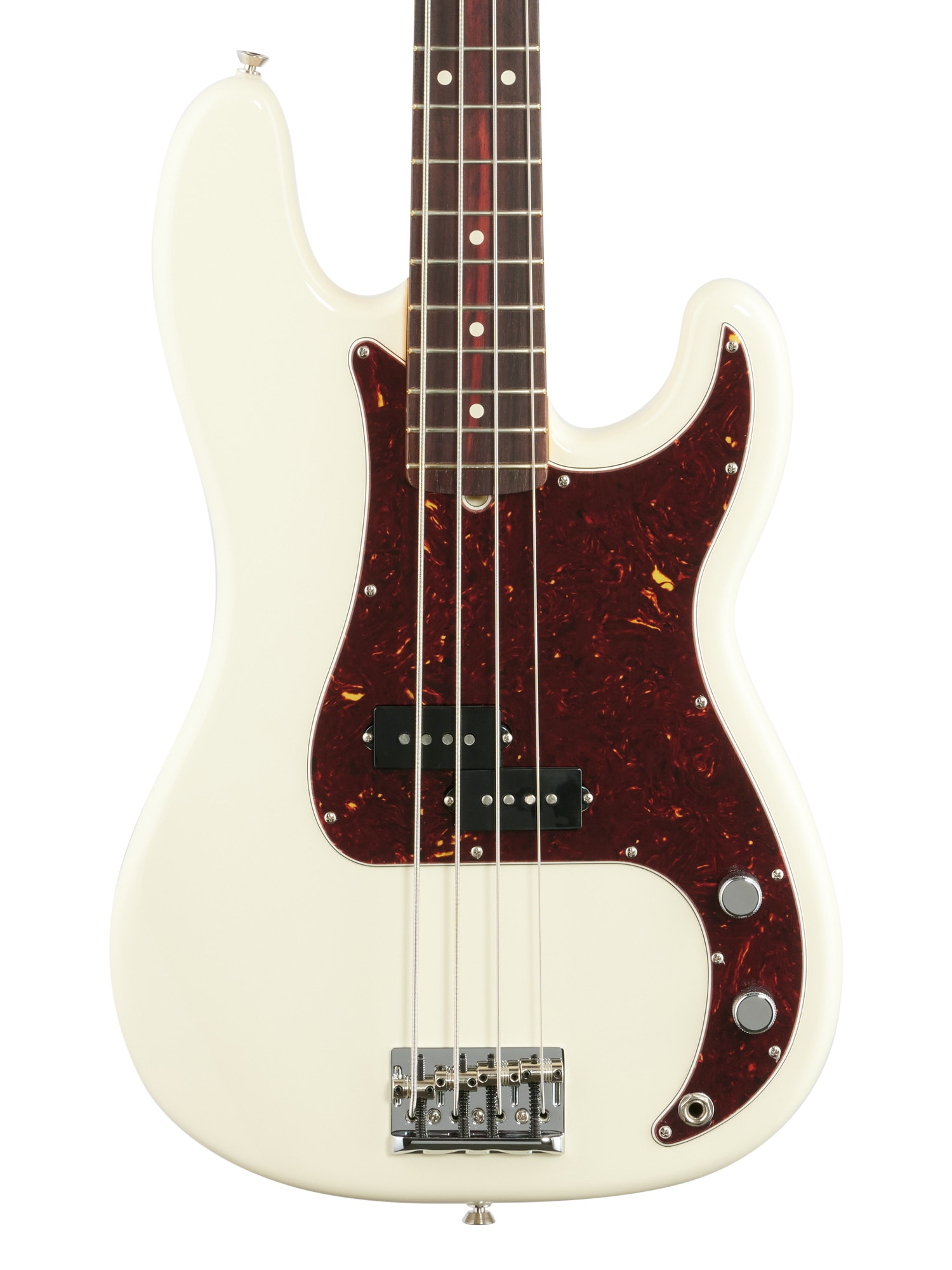 Fender American Pro II Precision Bass Rosewood Neck Olympic White W/C