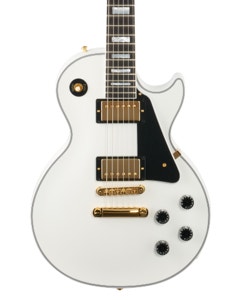 Gibson Custom Shop Les Paul Custom Guitar, Alpine White with Case