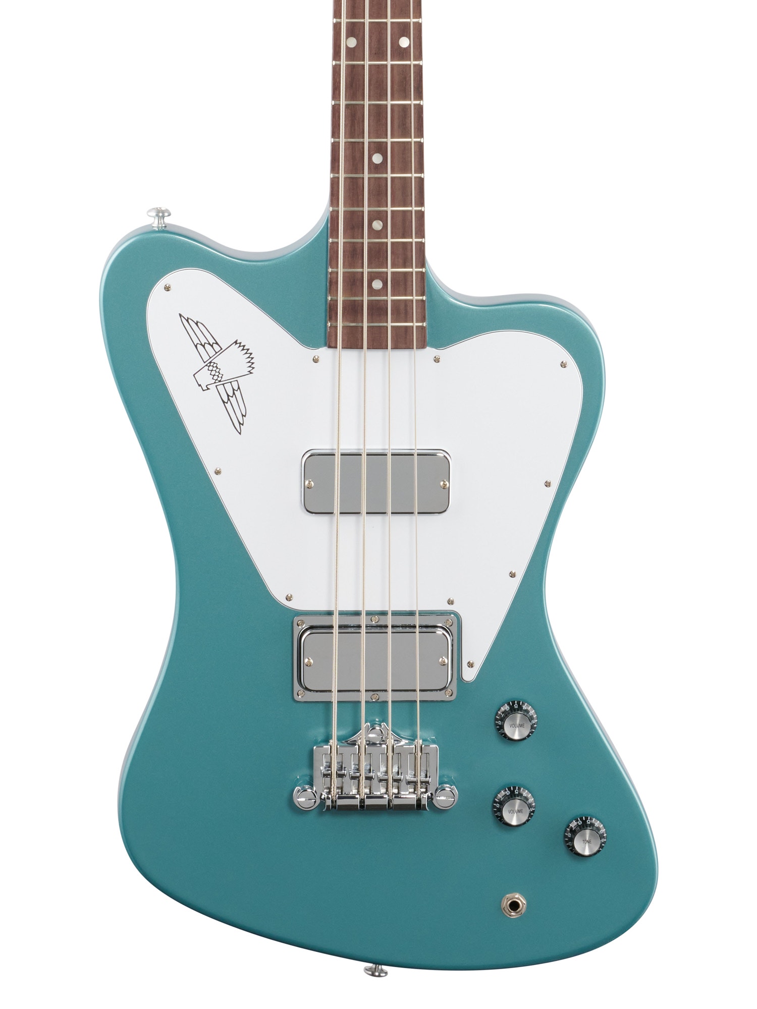 Gibson Non Reverse Thunderbird Bass Guitar, Faded Pelham Blue with Case