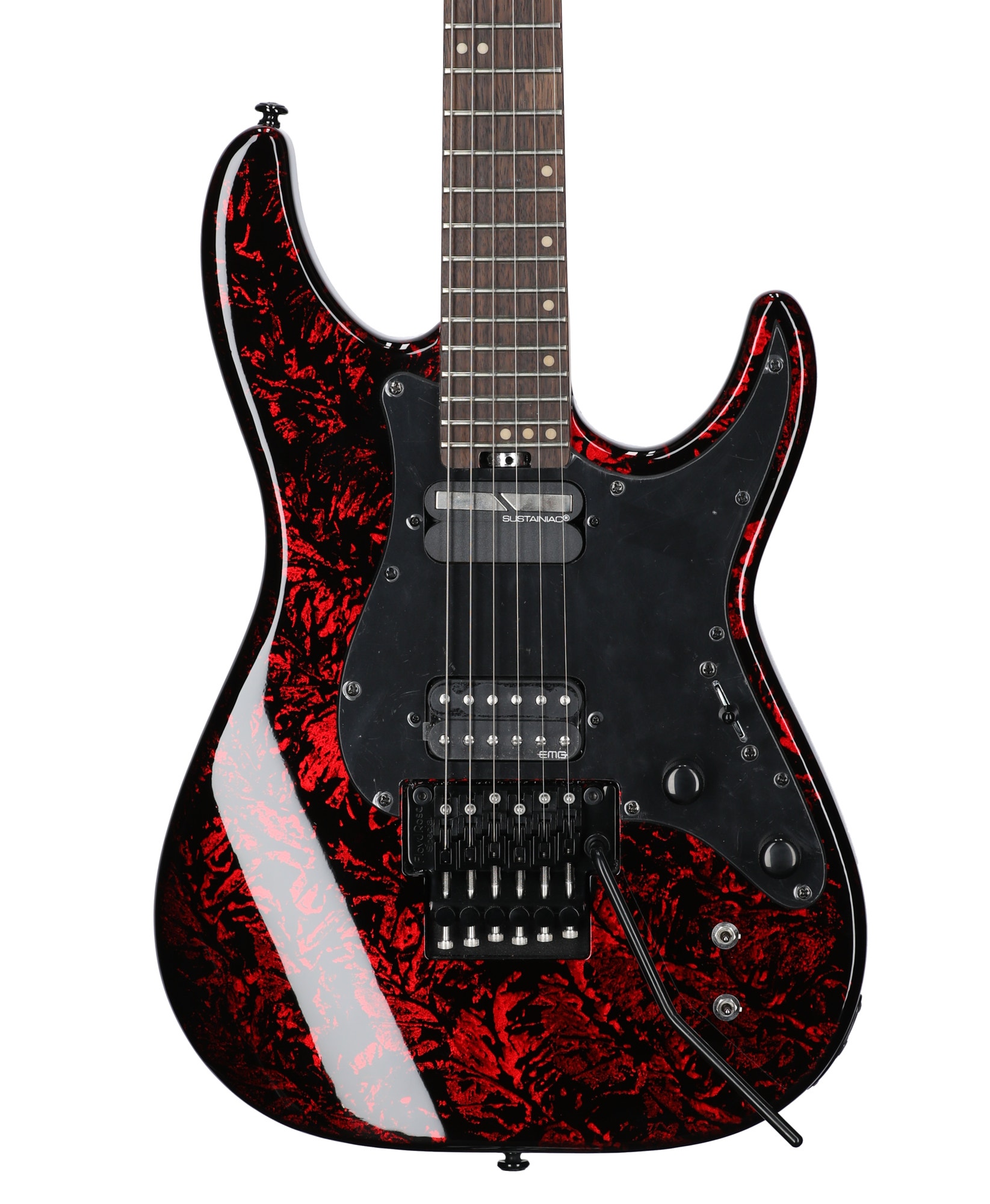 Schecter Hellraiser C1 FR Sustainiac Electric Guitar | American