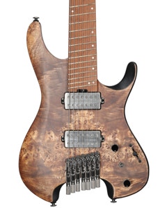 Ibanez QX527PB Quest Headless 7-String Electric Guitar with Gig Bag