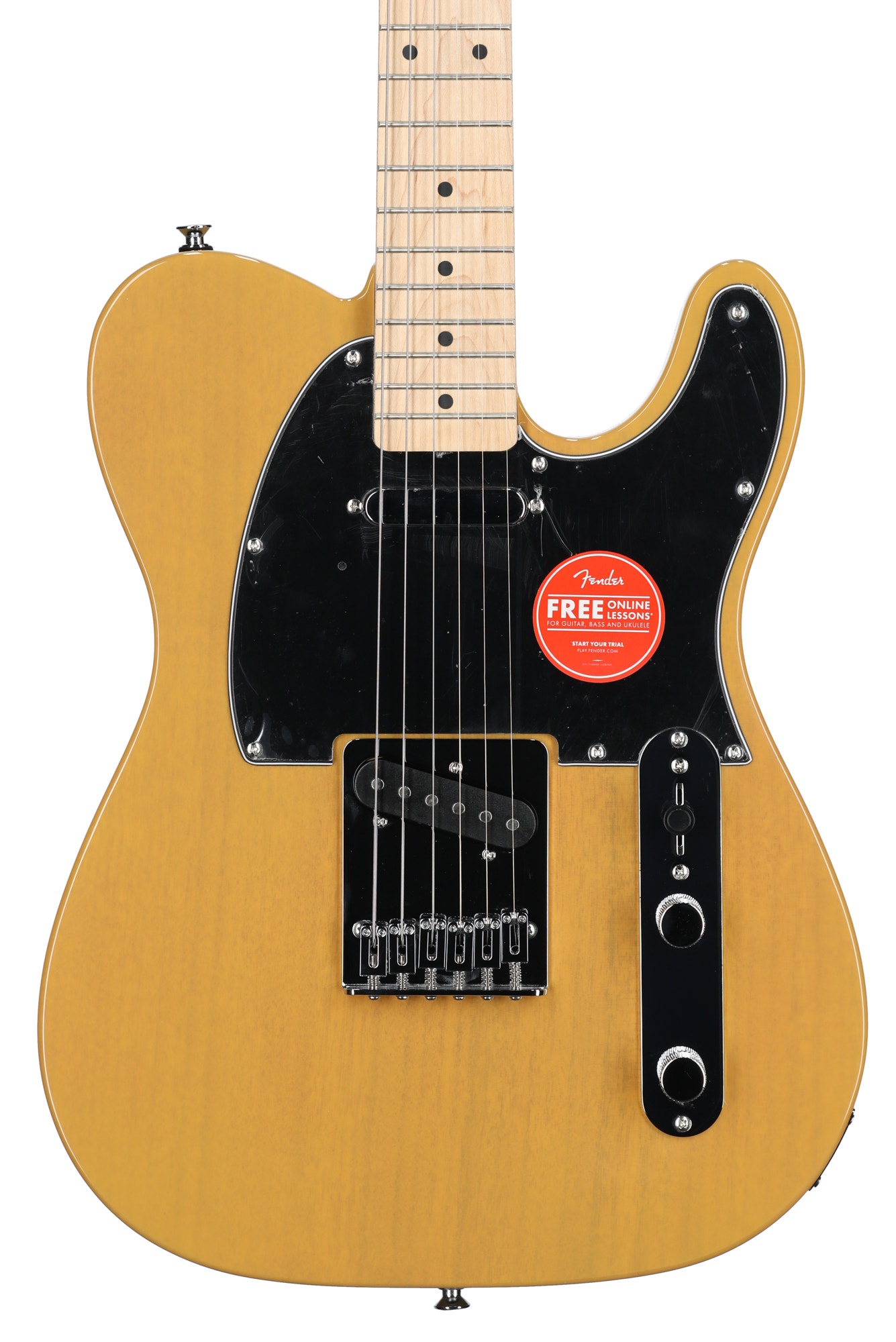 Squier Affinity Telecaster Guitar Maple Neck Butterscotch Blonde