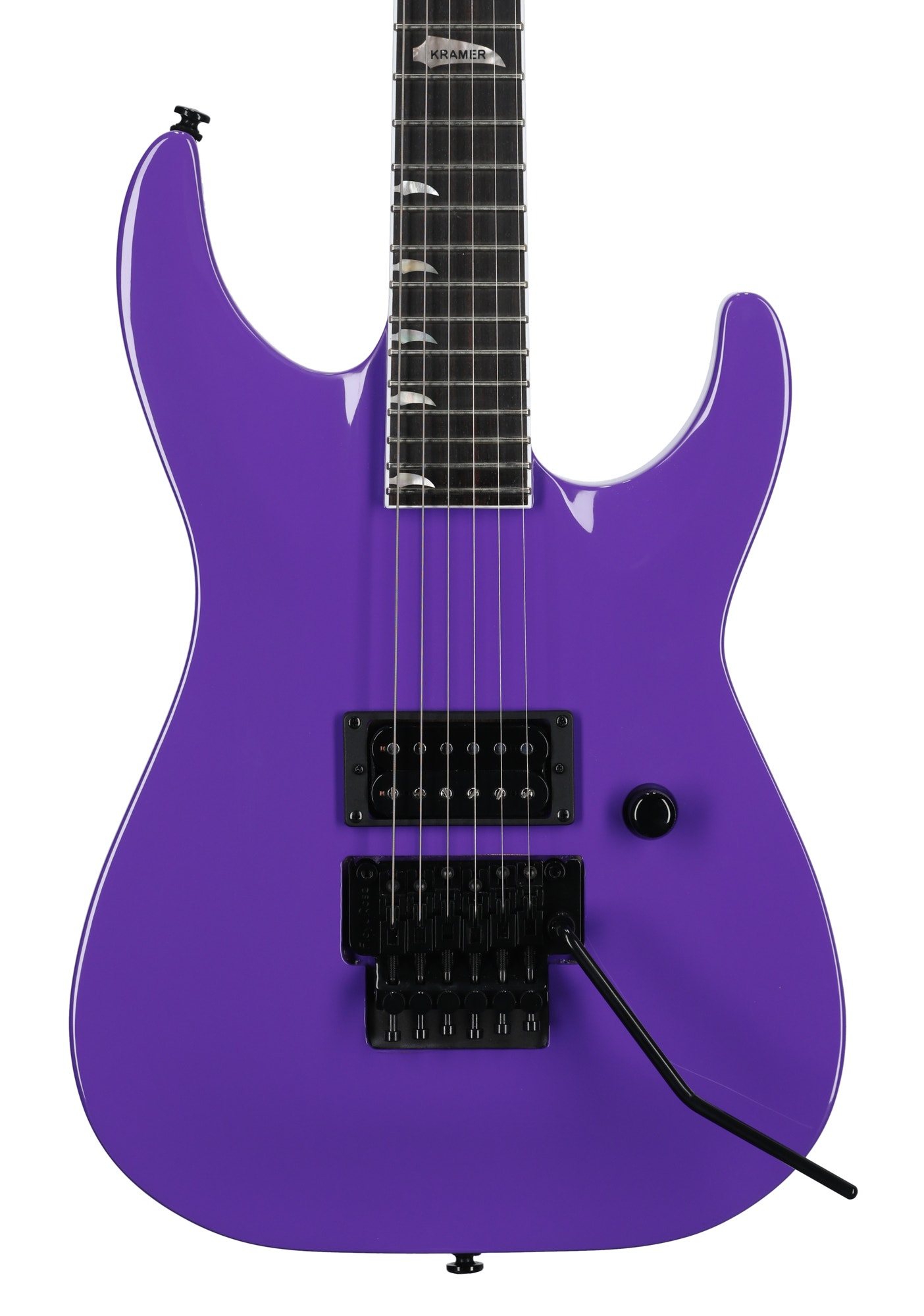 Kramer SM1-H Guitar with Floyd Rose Shockwave Purple