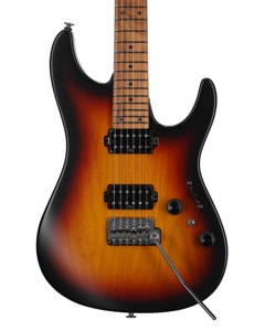 Ibanez Prestige AZ2402 Electric Guitar with Case Tri Fade Burst Flat