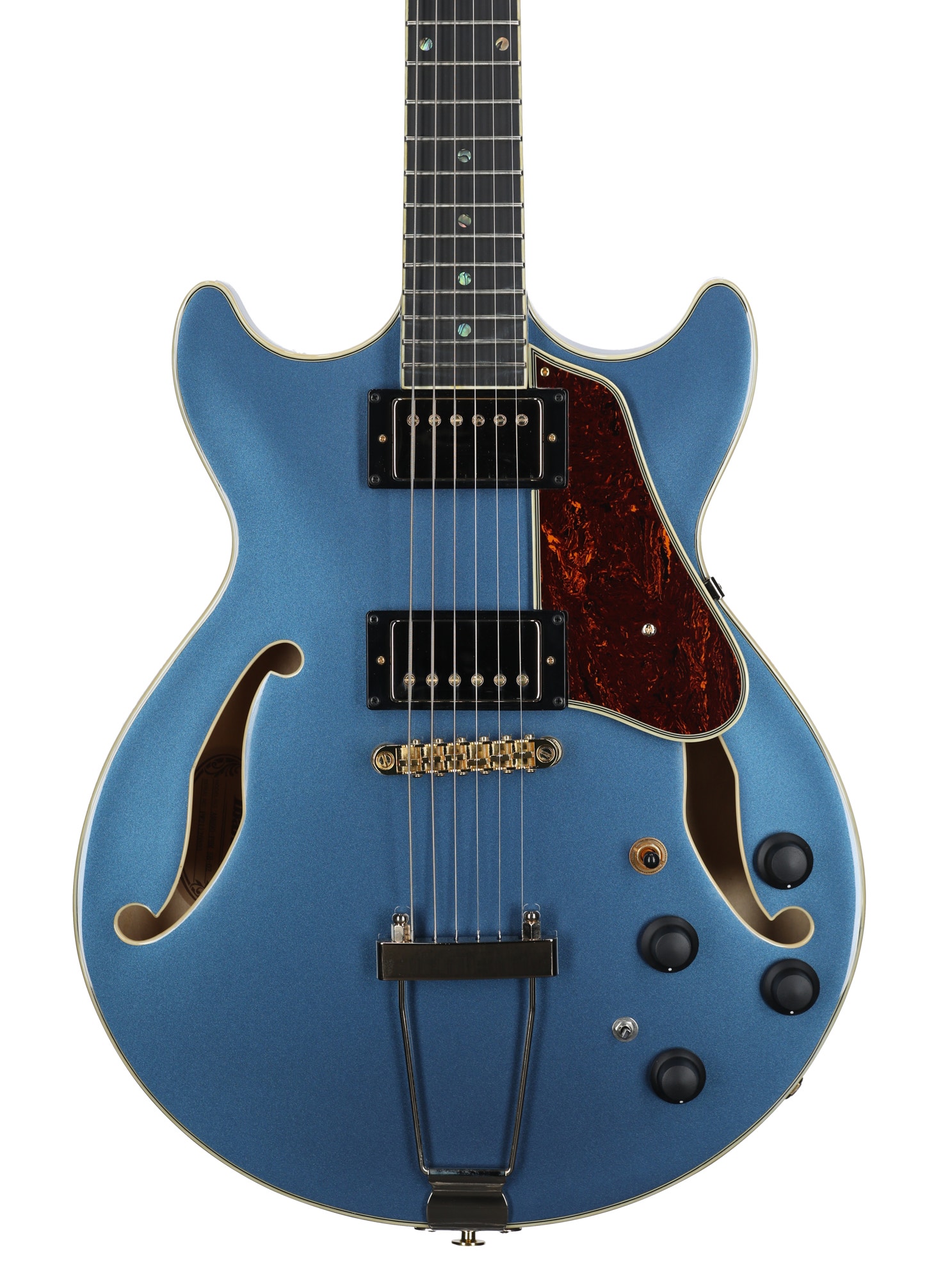 Ibanez Artcore Expressionist AMH90 Guitar Prussian Blue Metallic