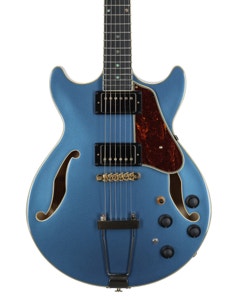 Ibanez Artcore Expressionist AMH90 Guitar Prussian Blue Metallic
