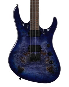 Jackson Pro Series Broderick Signature Soloist HT6 Guitar Transparent Blue