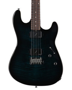 Sterling Sabre Electric Guitar with Bag Deep Blue Burst