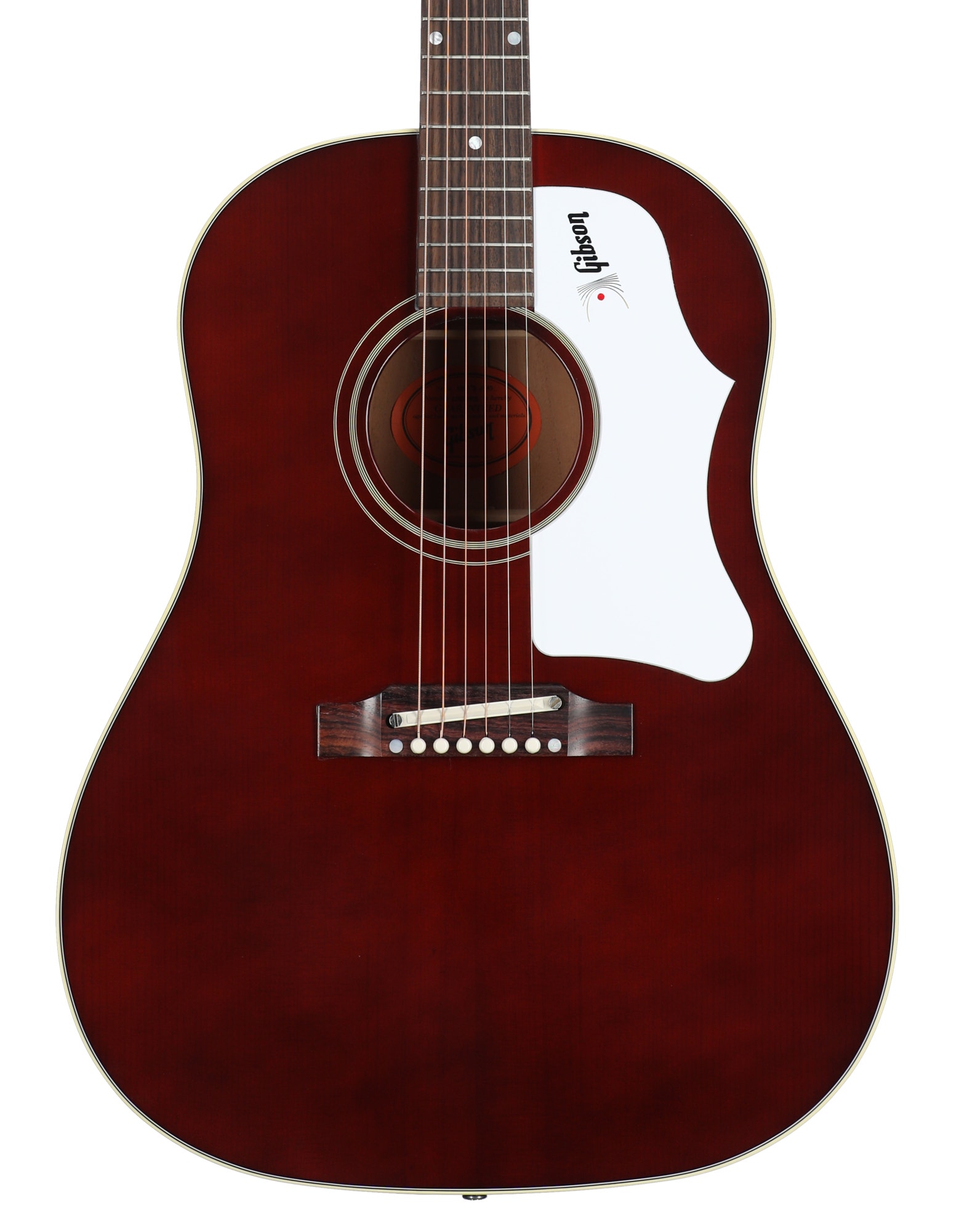Gibson 60s J-45 Original Acoustic Guitar Adjustable Saddle, Wine Red