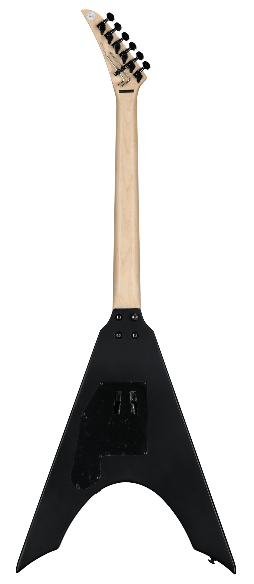 Kramer Nite V FR Guitar with Floyd Rose Satin Black with Nickel 