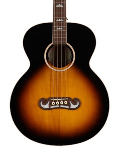 Epiphone El Capitan J200 Studio Bass A/E Guitar Aged Vintage Sunburst