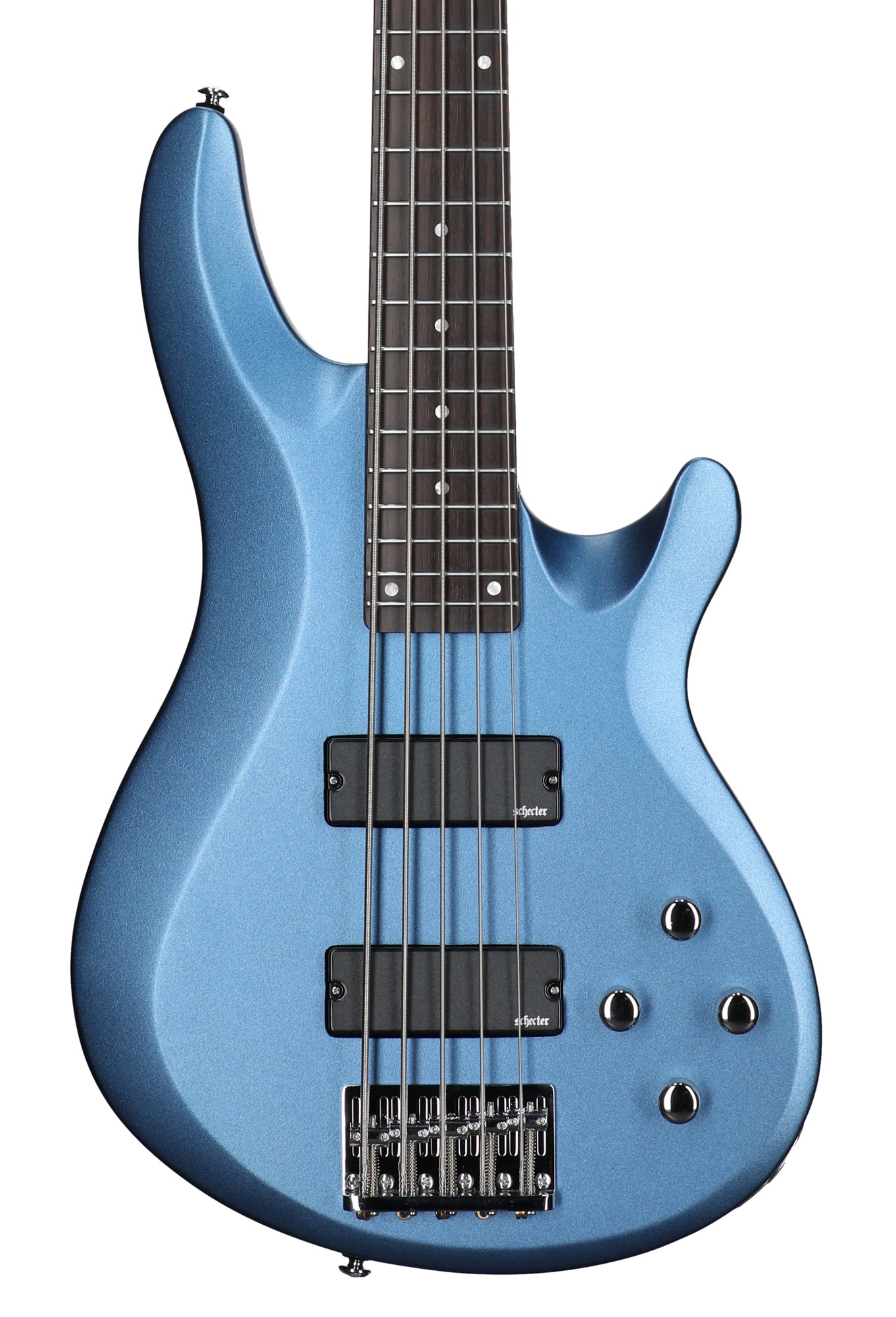 Schecter C-5 Deluxe Bass Satin Metallic Light Blue
