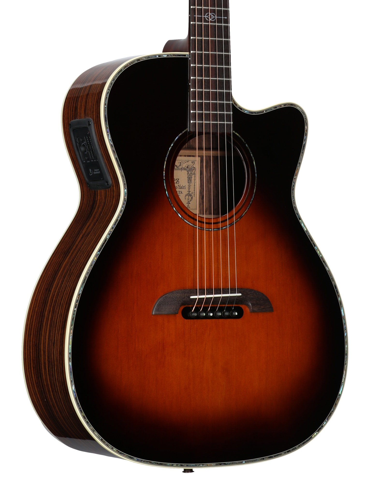 Alvarez WY1 Yairi Stage Folk Acoustic Electric Guitar with Case