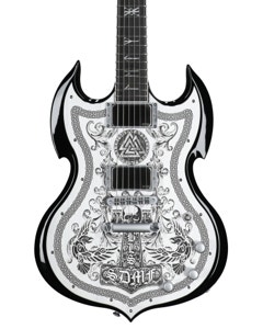 Wylde Audio Iron Works Barbarian Electric Guitar Black Burst