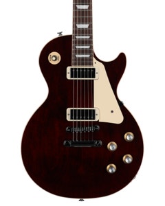Gibson Les Paul Deluxe 70s Guitar, Wine Red with Case