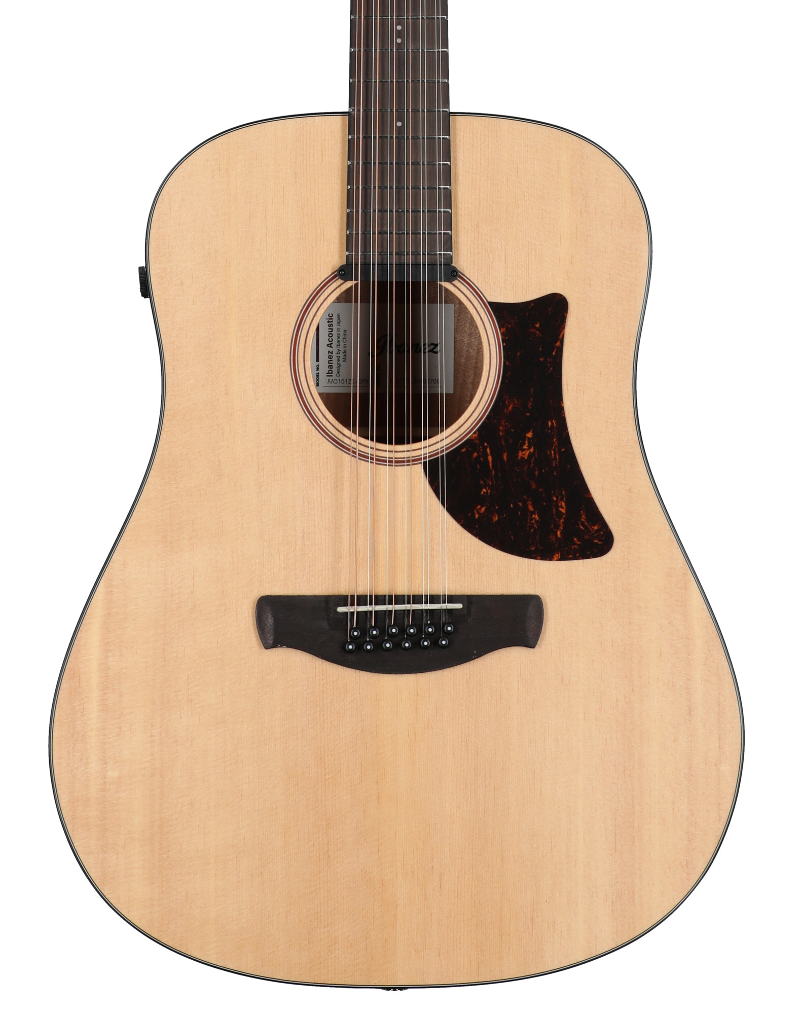 Ibanez Advanced Acoustic AAD1012E Acoustic Electric Guitar Natural