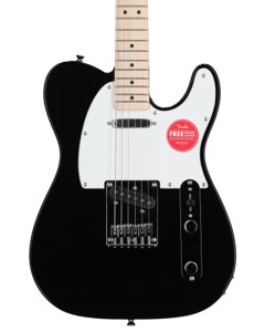 Squier Sonic Telecaster Guitar Maple Neck White Pickguard