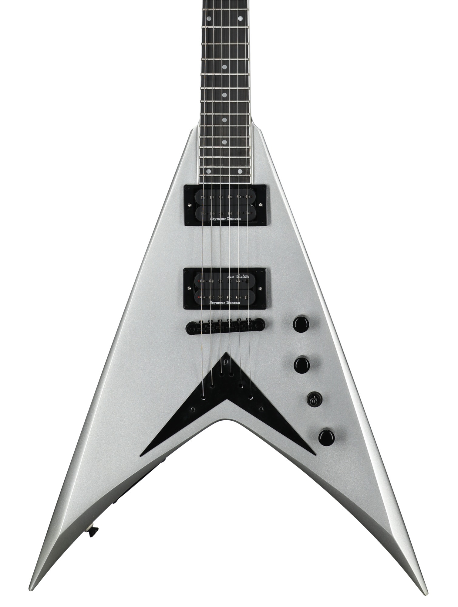 Kramer Dave Mustaine Vanguard Guitar  Silver Metallic with Case
