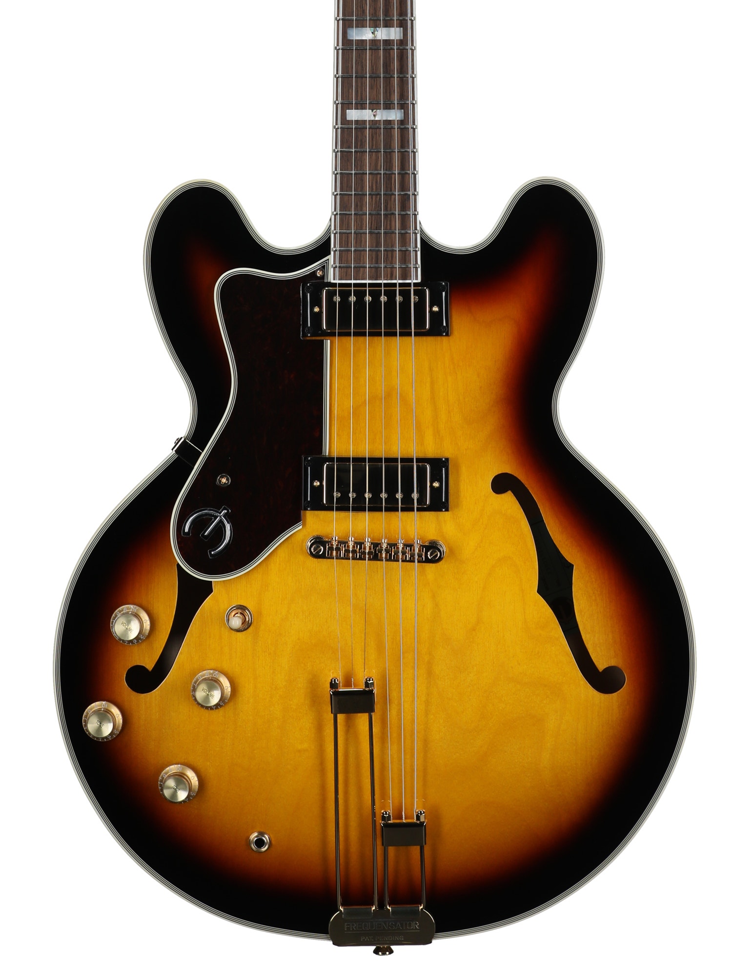Epiphone Sheraton Semi Hollow Lefty VSB GH W/B