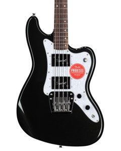 Squier Paranormal Rascal Bass HH Guitar Metallic Black