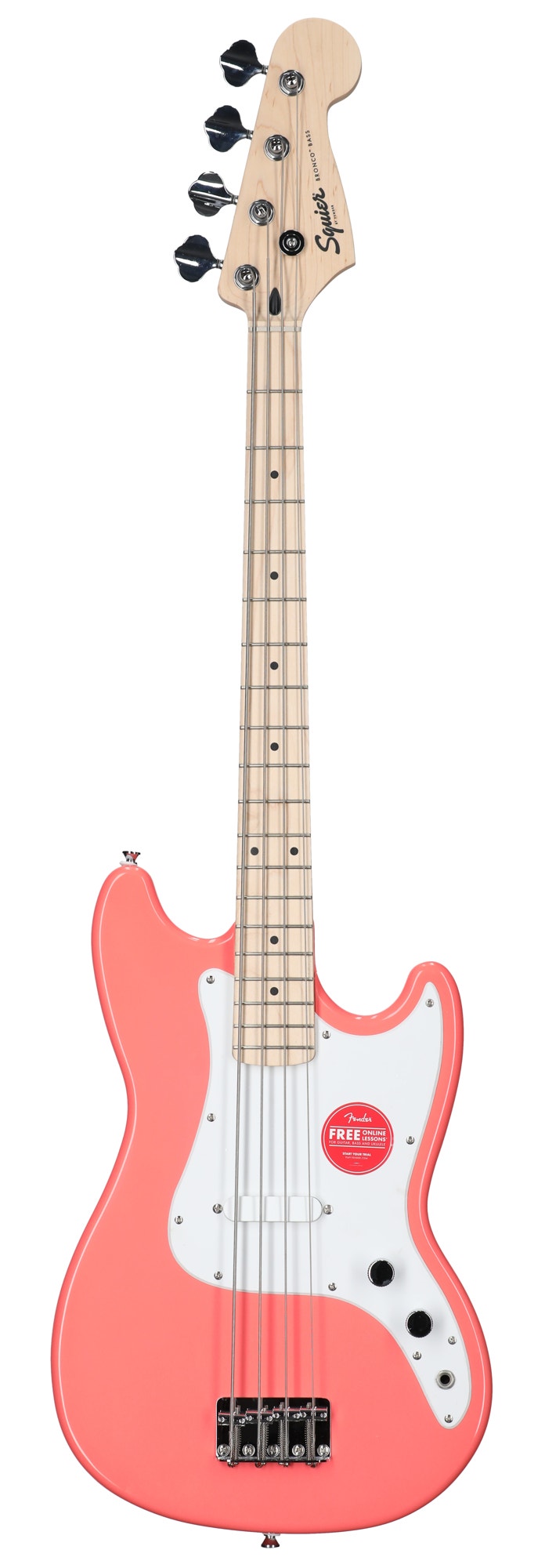 Squier Sonic Bronco Bass Guitar Maple Neck | American Musical Supply