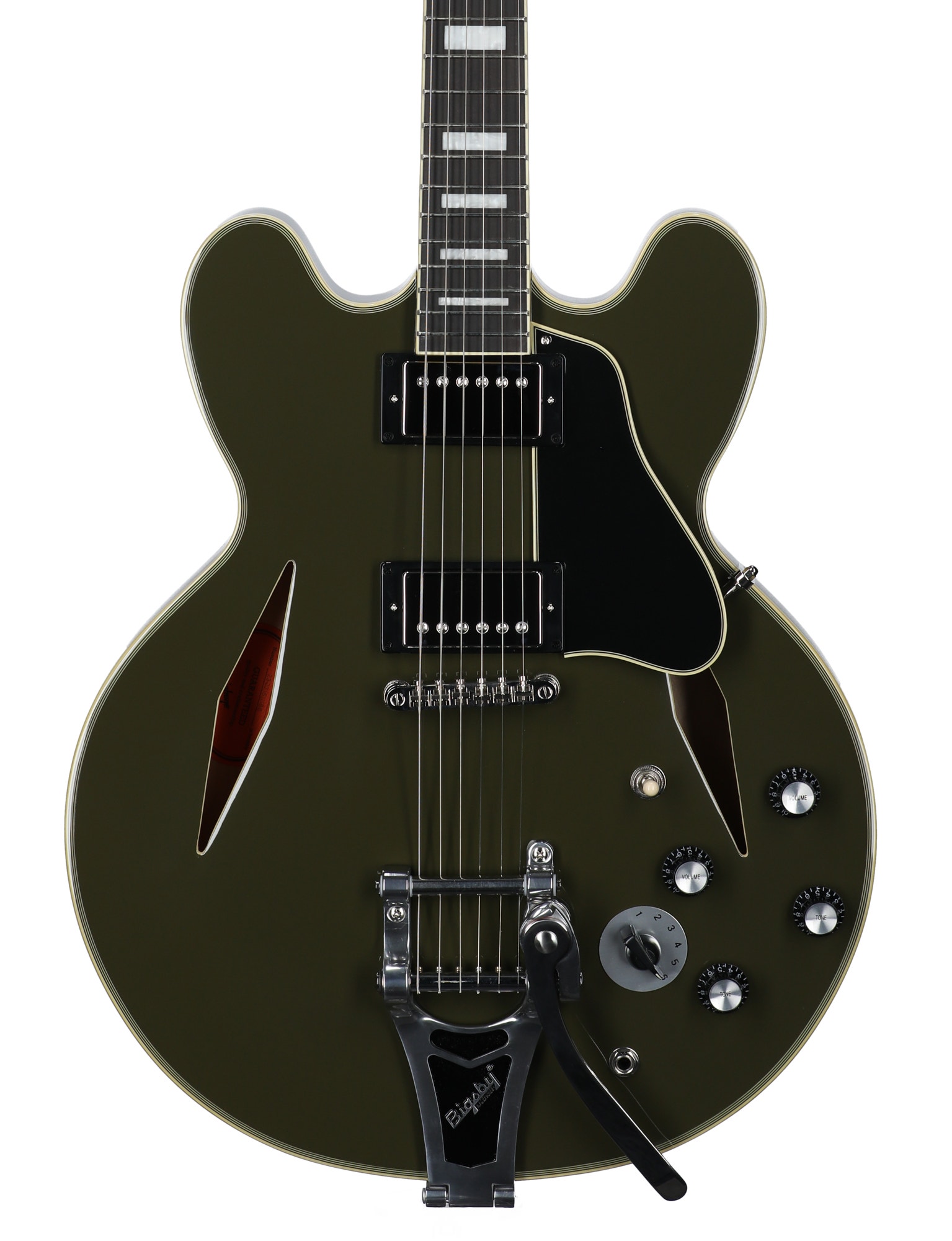 Epiphone Exclusive Run Shinichi Ubukata ES355 Custom Olive Drab 