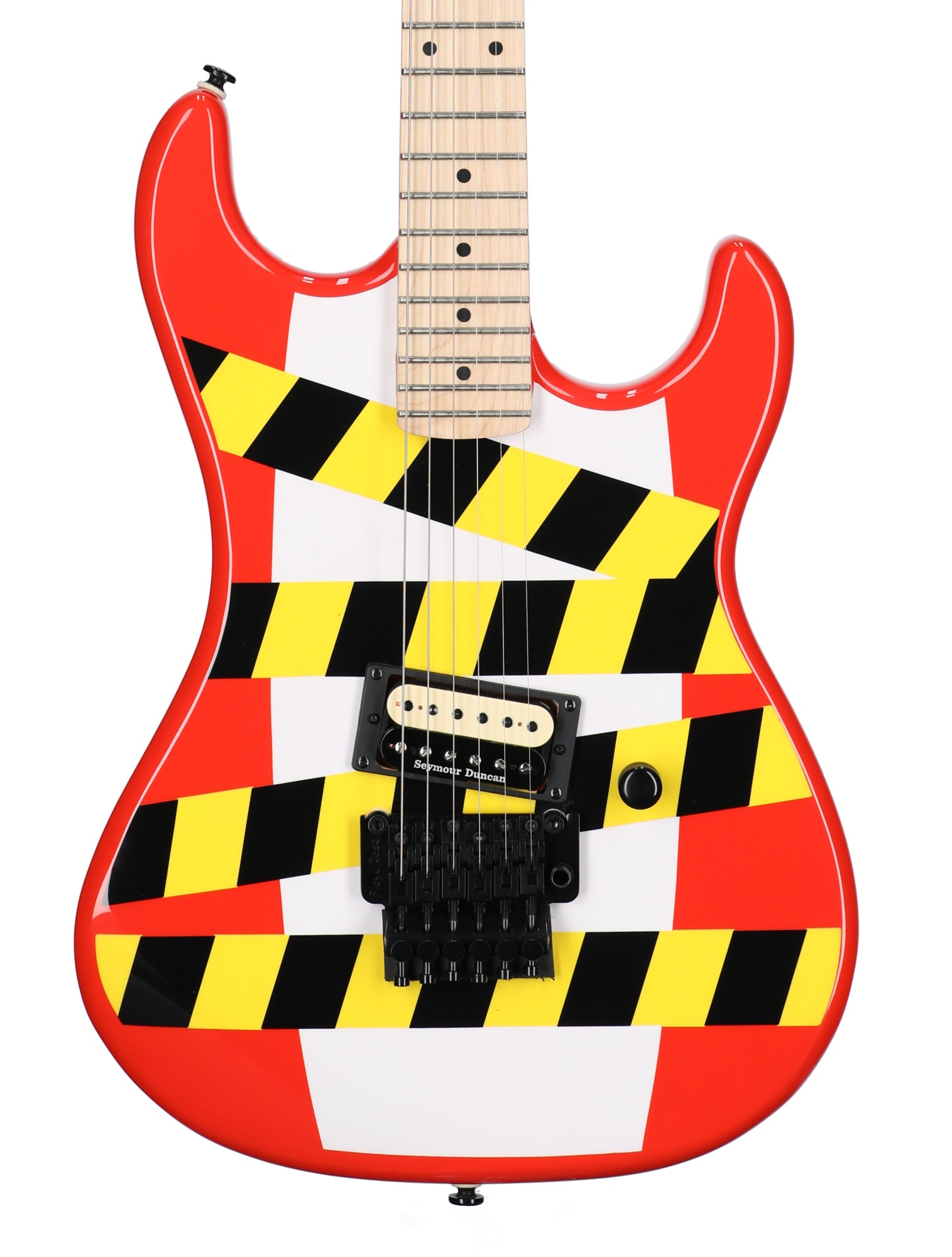 Kramer Baretta Graphic Danger Zone Electric Guitar with Gig Bag