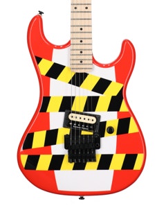 Kramer Baretta Graphic Danger Zone Electric Guitar with Gig Bag
