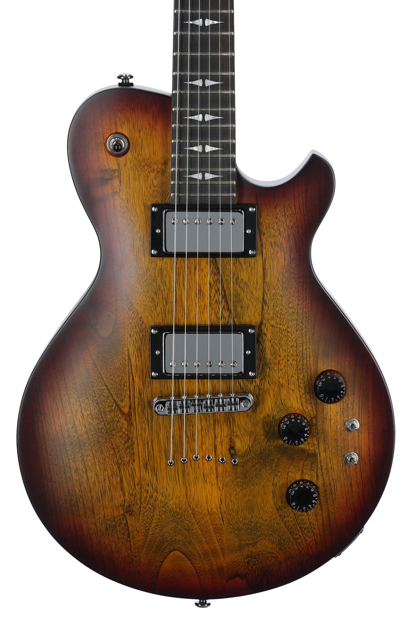 Michael Kelly Guitars Patriot Open Pore Slim Body Guitar Transparent Sunburst