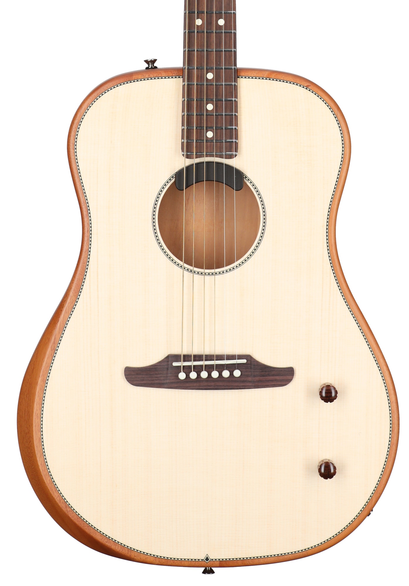 Fender Highway Dreadnought Thinline Acoustic Electric Guitar Natural with Bag
