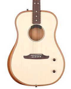 Fender Highway Dreadnought Thinline Acoustic Electric Guitar Natural with Bag
