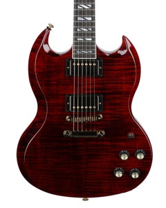 Gibson SG Supreme AAA Figured Top, Wine Red with Case