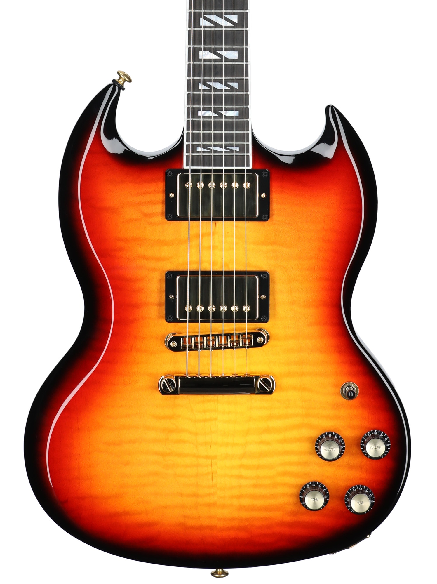 Gibson SG Supreme AAA Figured Top, Fireburst with Case