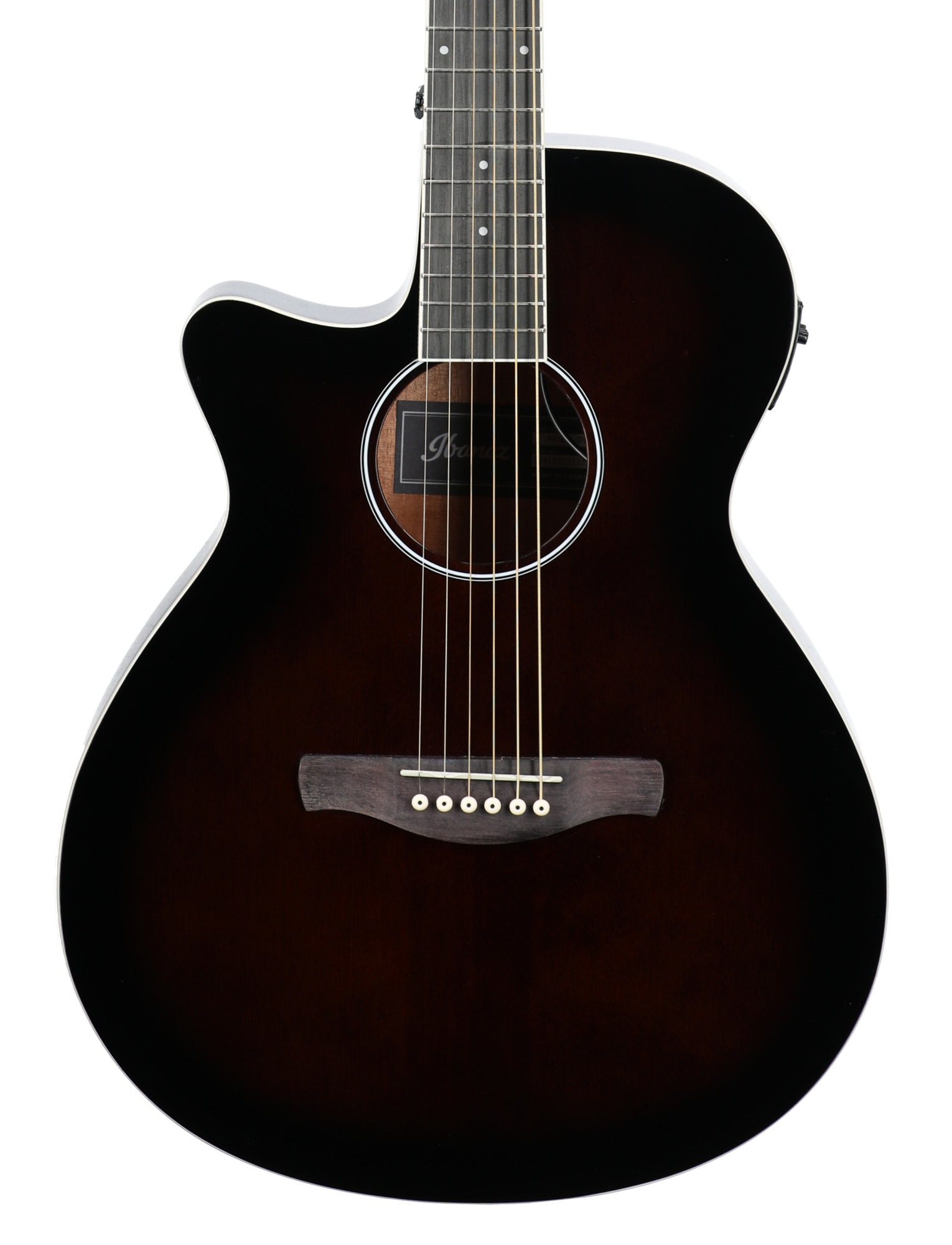 Ibanez AEG7L Left-Handed Acoustic Electric Guitar Dark Violin Sunburst
