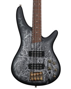Ibanez SR300EDX Bass Black Ice Frozen Matte View 2
