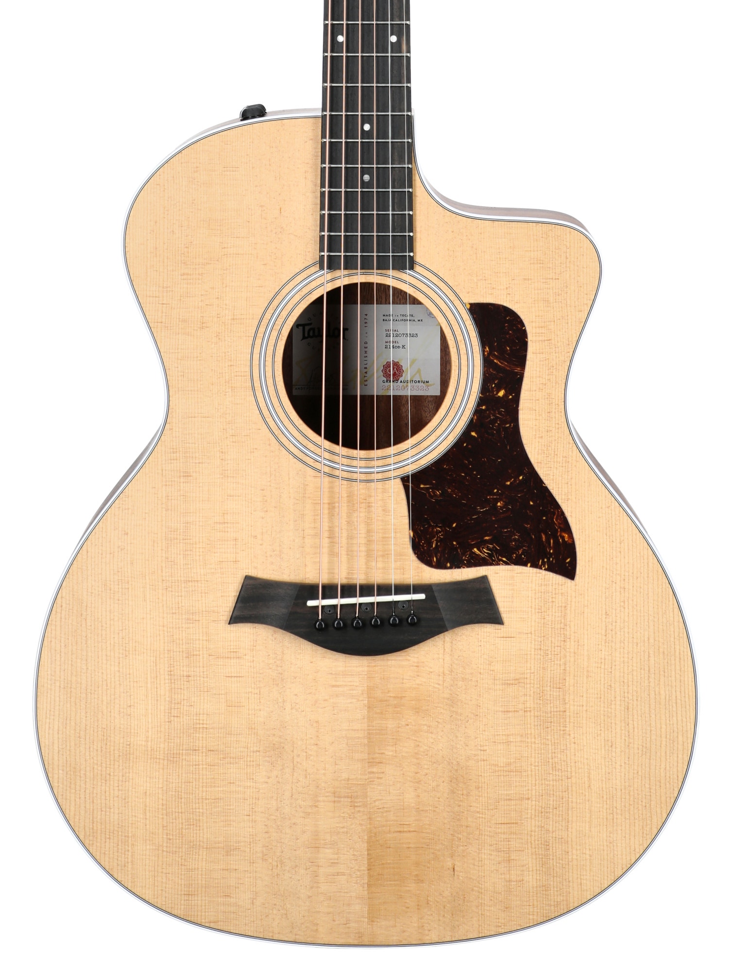 Taylor 214ce-K Grand Auditorium Acoustic Electric Guitar with Gig Bag