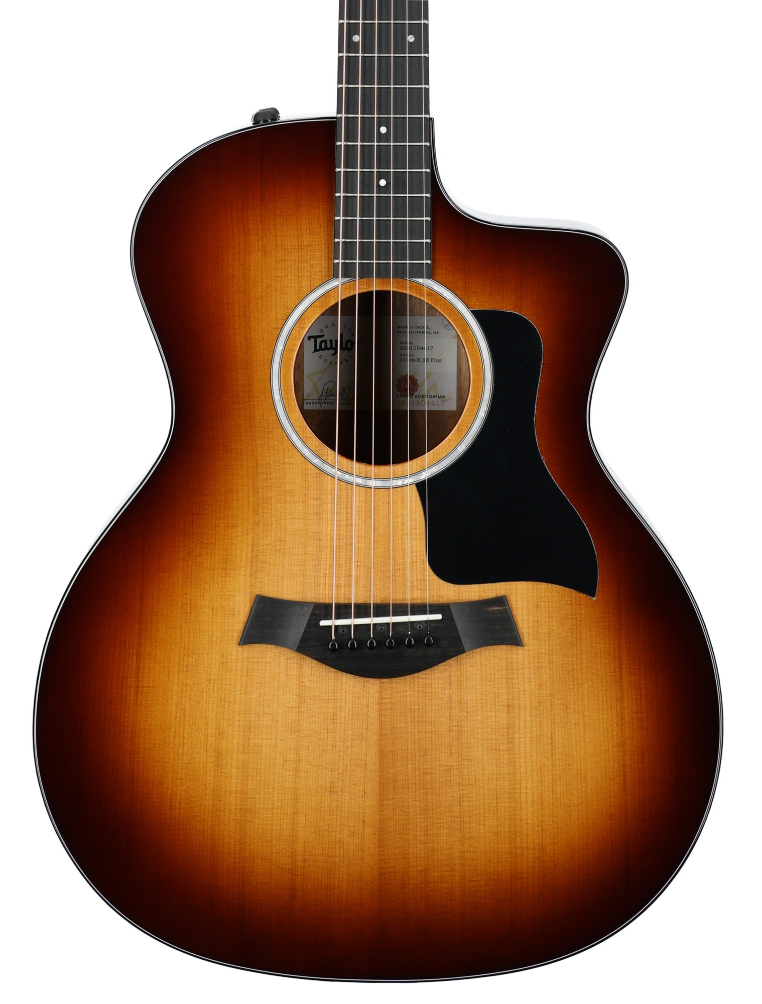Taylor 214ce-K Plus Grand Auditorium A/E Guitar Shaded Edgeburst with Case