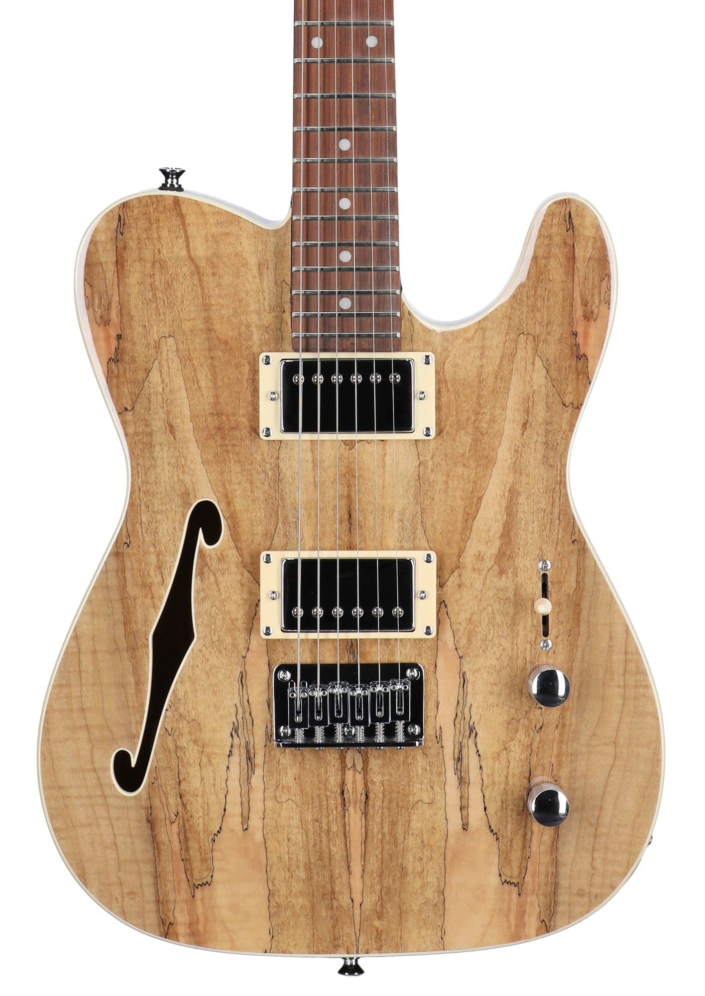 Michael Kelly 58 Thinline Semi-Hollow Spalted Maple