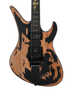 Schecter Synyster Gates Custom S Guitar Distressed Satin Black
