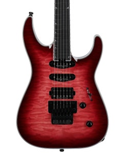 Jackson Pro Plus Series Soloist SLA3Q Guitar Fuchsia Burst with Gig Bag