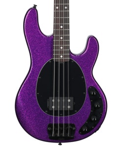 Sterling StingRay RAY34 Bass Guitar Purple Sparkle View 2