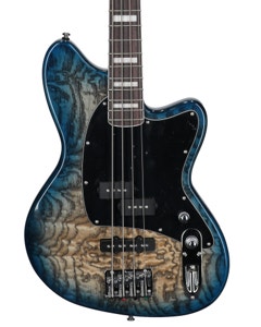 Ibanez Talman TMB400 Bass Cosmic Blue Starburst View 2