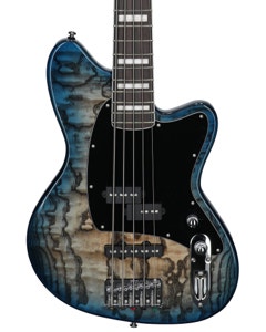 Ibanez Talman TMB405 Bass Cosmic Blue Starburst View 2