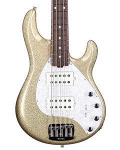 Ernie Ball Music Man StingRay Special 5 HH 5-String Bass with MONO Bag Genius Gold
