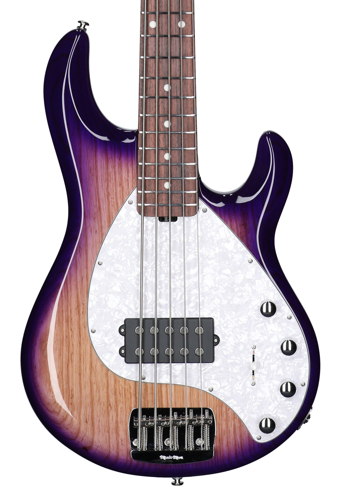 Ernie Ball Music Man StingRay Special 5 5-String Bass with MONO Bag Purple Sunset
