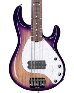 Ernie Ball Music Man StingRay Special 5 5-String Bass with MONO Bag Purple Sunset