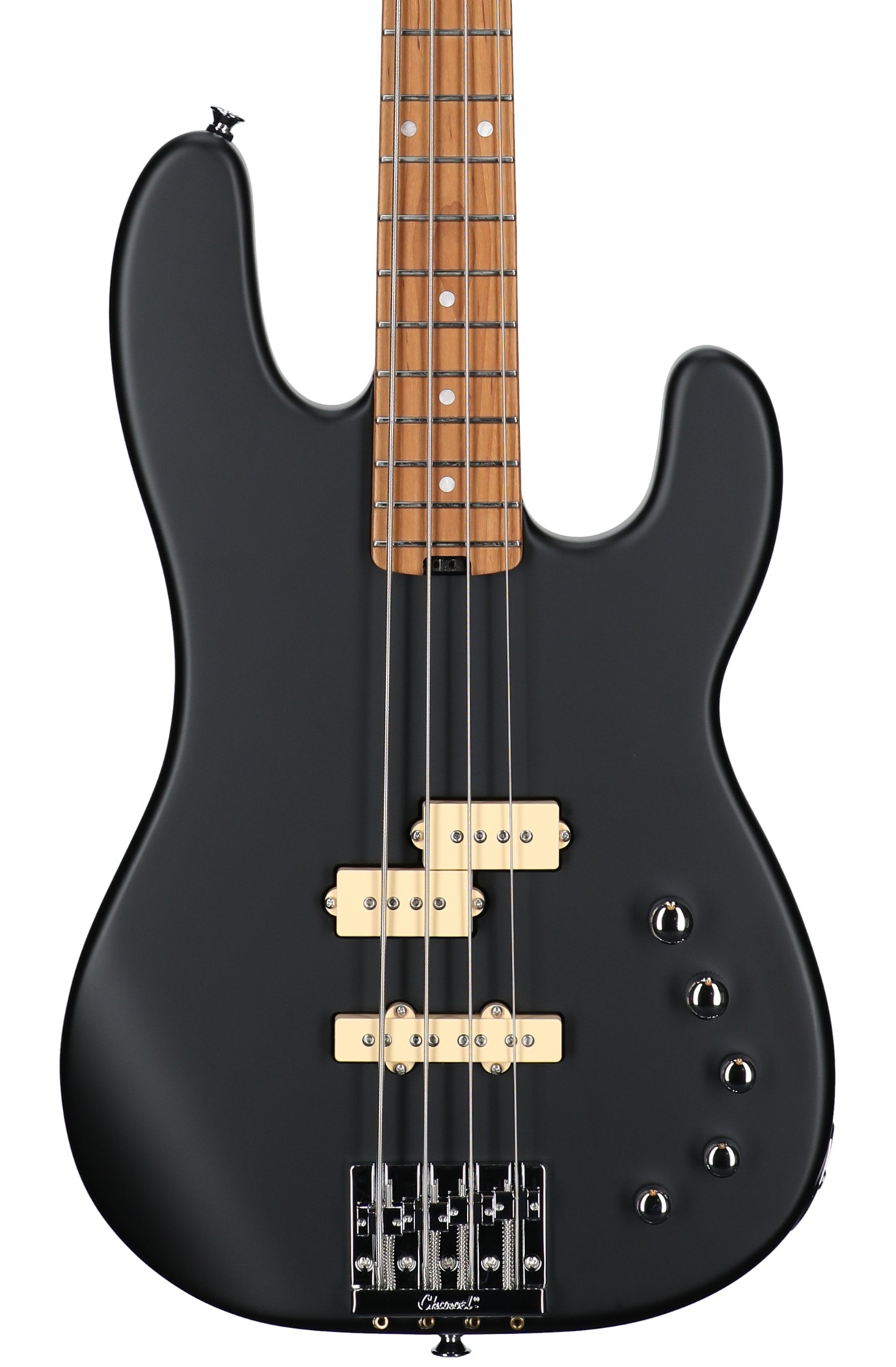 Charvel Pro-Mod San Dimas® Bass PJ IV Guitar Sonic Blue Satin Black View 2