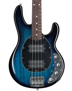 Ernie Ball Music Man StingRay Special HH Bass with MONO Bag Pacific Blue Burst