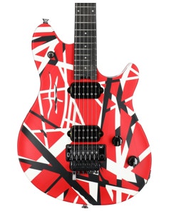 EVH Wolfgang Special Striped Red/Black/White W/B