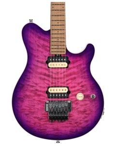 Ernie Ball Music Man Axis Electric Guitar with MONO Bag Quilt Top